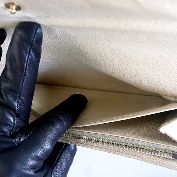 Louis Vuitton Damier Azur Sarah Wallet CA1049 - Picture 8 of 14